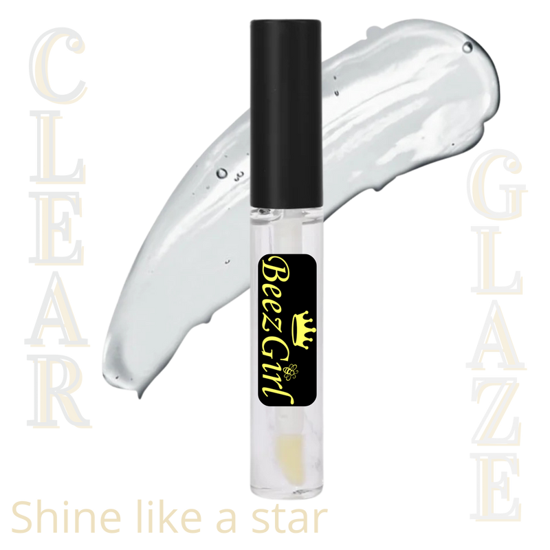 Honey Bee BeezGirl Essential Lipgloss Beauty Black Clear Glaze