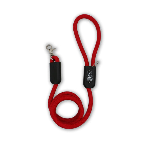 Warren London Climbing Rope Dog Leash - Red Leashes, Collars & Accessories White Smoke