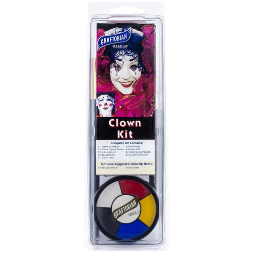 Graftobian Make-Up Company Clown Makeup Kit Light Gray