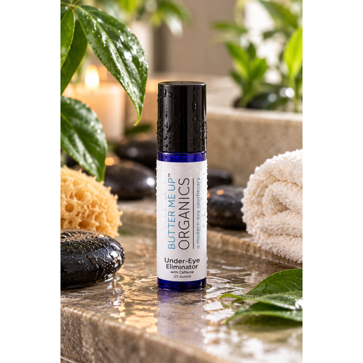 Butter Me Up Organics Organic Caffeinated Under Eye Serum Face Rosy Brown