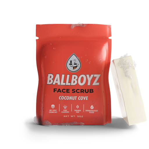 BALLBOYZ MVP Face Acne Scrubs Black Ballboyz Coconut Cove (Medium Acne)
