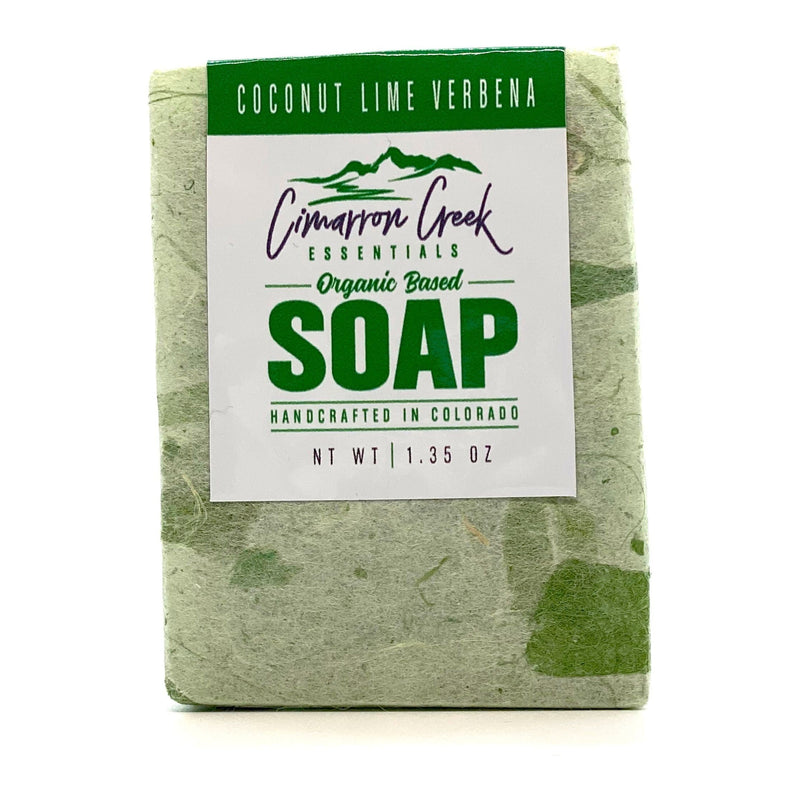 Cimarron Creek Essentials Coconut Lime Verbena Organic Bar Soap 5.4oz Bath & Body Gray Travel Bar