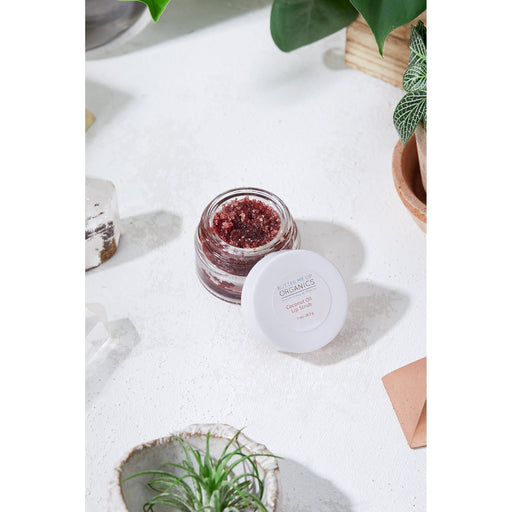 Butter Me Up Organics Organic Coconut Lip Scrub Face Light Gray