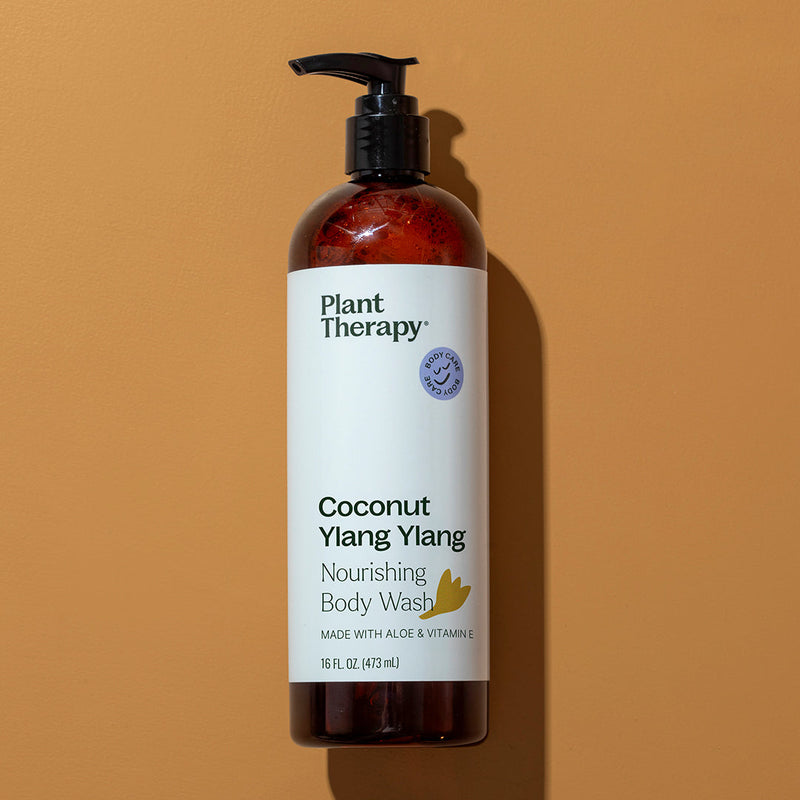 Plant Therapy Coconut Ylang Ylang Body Wash Body Care Chocolate 16 oz