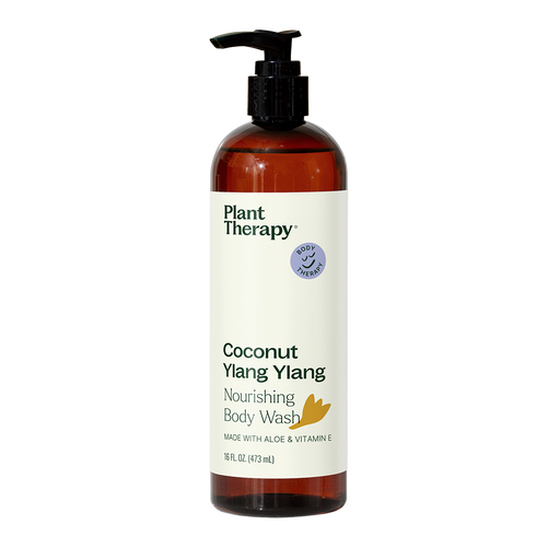 Plant Therapy Coconut Ylang Ylang Body Wash Body Care Black 16 oz