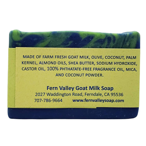 Fern Valley Soap Handmade Goat Milk Soap | Hydrating With Antioxidants | Tropical Coconut & Lime Verbena Scent Goat Milk Soap Dark Khaki