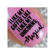 UberChic Beauty Unicorn Love-02 Stamping Plate Rosy Brown