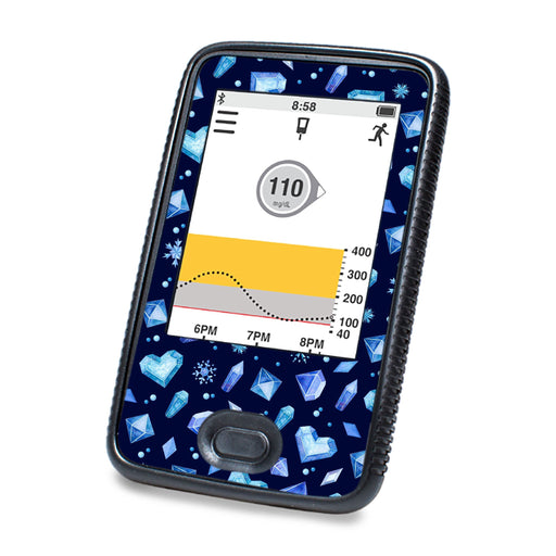 Peelz Cold Heart DEXCOM G6 Touchscreen Receiver Peelz/Stickers White Smoke