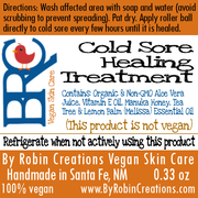 By Robin Creations Cold Sore Treatment Roll-on cold care White Smoke 1  Bottle,3 Bottles