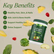 Snap Supplements Collagen & Greens Gray