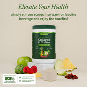 Snap Supplements Collagen & Greens Light Gray