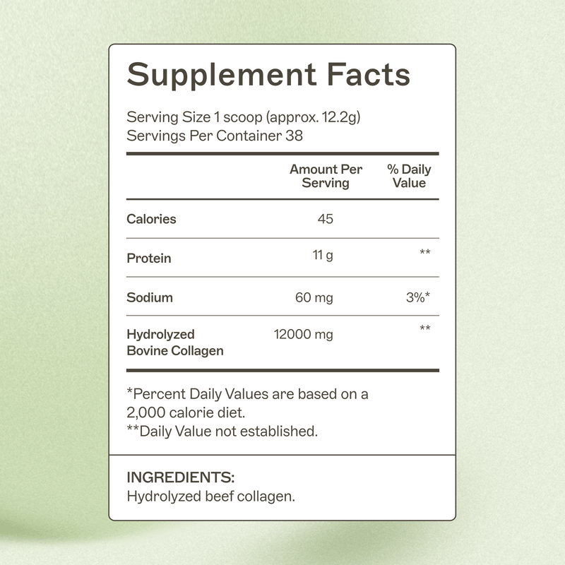 AMMD Collagen Protein - Type 1 & 3 Collagen Supplement White Smoke