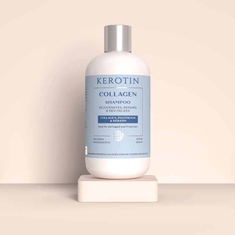 Kerotin Collagen Shampoo Shampoo Antique White