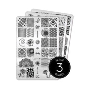 UberChic Beauty Collection 10 Stamping Plate Black