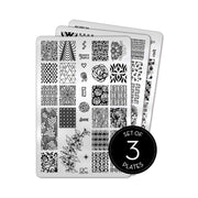 UberChic Beauty Collection 11 Stamping Plate Black