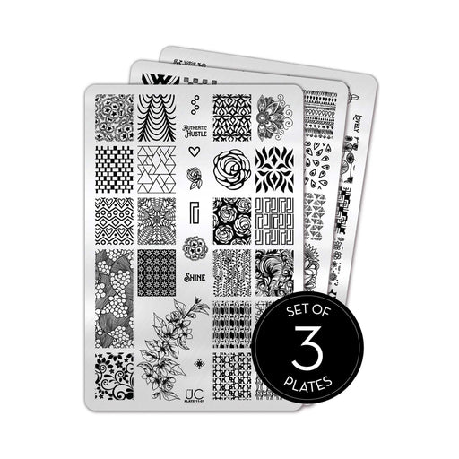UberChic Beauty Collection 11 Stamping Plate Black
