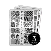 UberChic Beauty Collection 12 Stamping Plate Light Gray