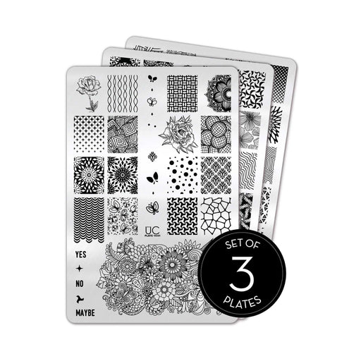 UberChic Beauty Collection 14 Stamping Plate Light Gray