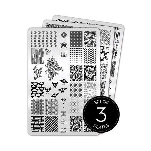 UberChic Beauty Collection 15 Stamping Plate Black