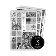 UberChic Beauty Collection 17 Stamping Plate Light Gray