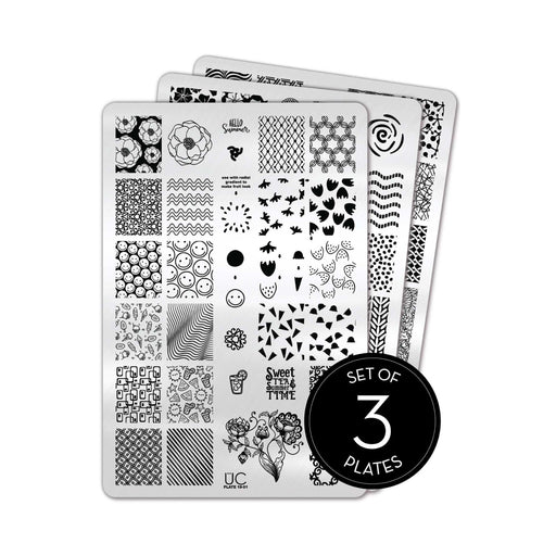 UberChic Beauty Collection 19 Stamping Plate Black