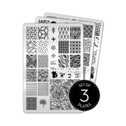 UberChic Beauty Collection 21 Stamping Plate Light Gray
