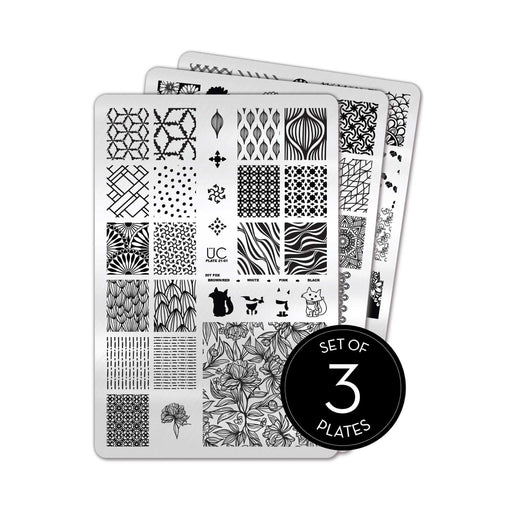 UberChic Beauty Collection 21 Stamping Plate Light Gray