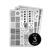 UberChic Beauty Collection 22 Stamping Plate Black