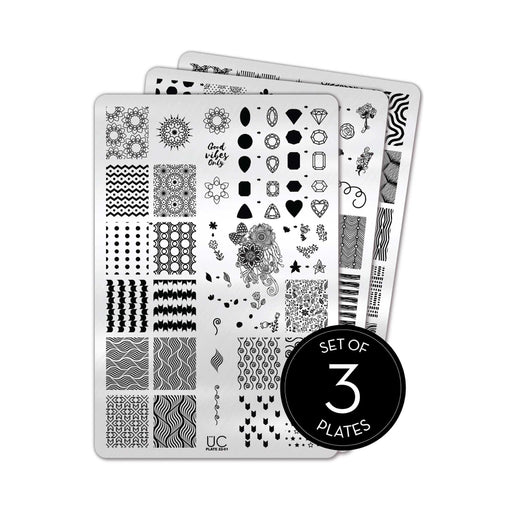 UberChic Beauty Collection 22 Stamping Plate Black