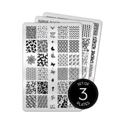 UberChic Beauty Collection 24 Stamping Plate Black