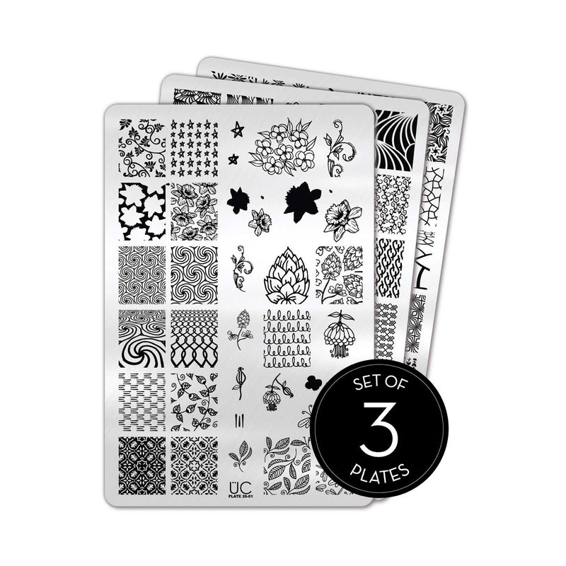 UberChic Beauty Collection 26 Stamping Plate Black