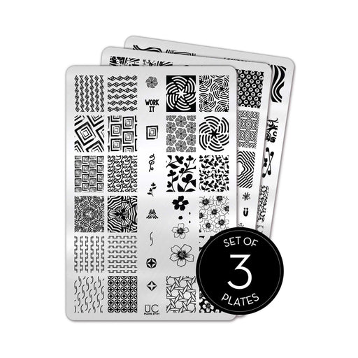 UberChic Beauty Collection 27 Stamping Plate Black