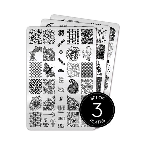 UberChic Beauty Collection 03 Stamping Plate Black