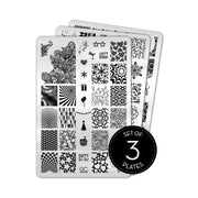 UberChic Beauty Collection 06 Stamping Plate Light Gray