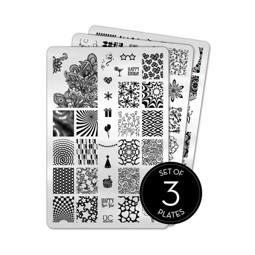 UberChic Beauty Collection 06 Stamping Plate Light Gray