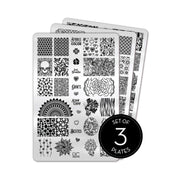 UberChic Beauty Collection 07 Stamping Plate Black