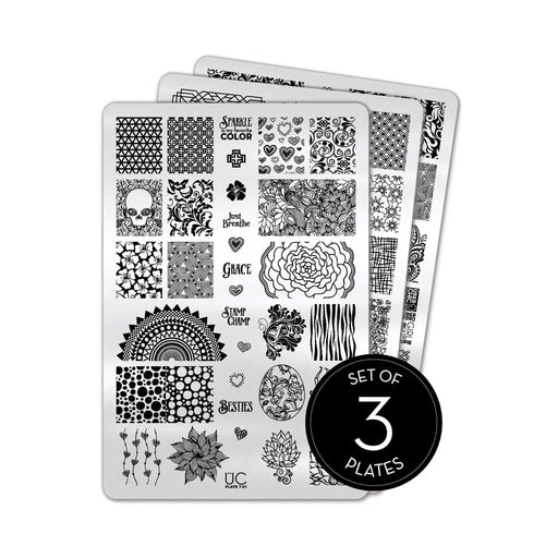 UberChic Beauty Collection 07 Stamping Plate Black