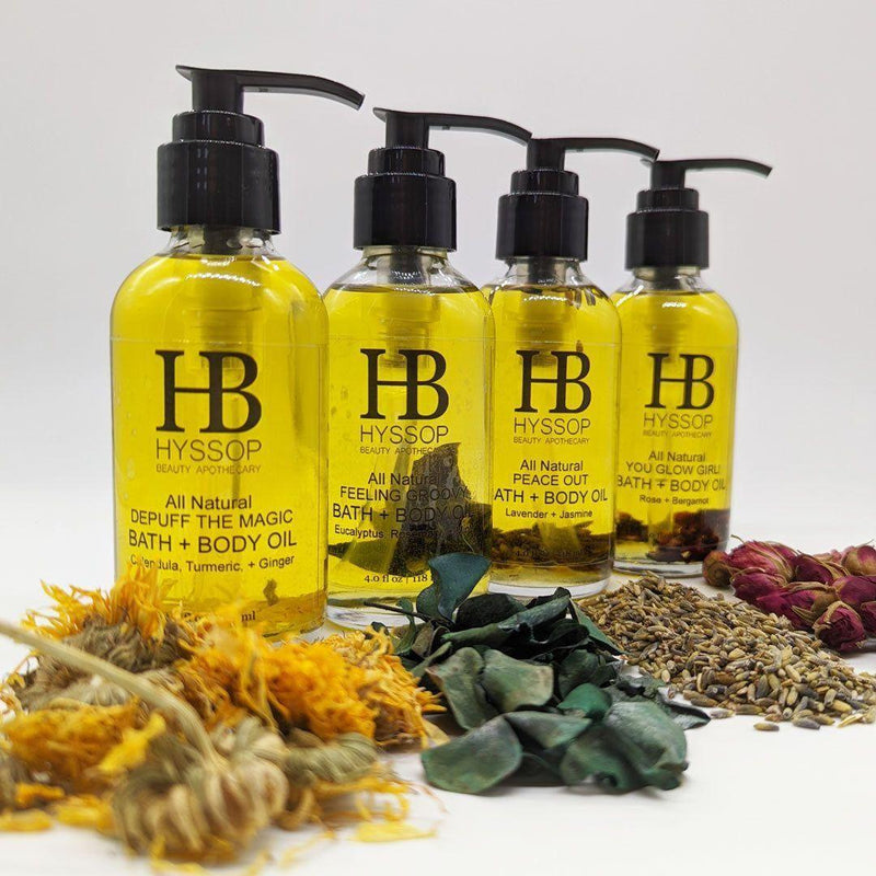 Hyssop Beauty Apothecary L.L.C. Feeling Groovy Bath + Body Oil Body Oil Dark Slate Gray