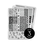 UberChic Beauty Just for CLAWS Collection-02 Stamping Plate Light Gray