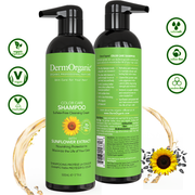 DermOrganic Official Shop Color Care Shampoo Shampoo Yellow Green 16.9 fl oz (500ml),2 Pack of 500ml / 16.9 fl oz with pumps