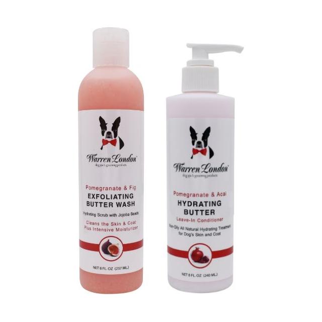 Warren London Butter Combo Skin & Coat Pack Spa Product White Smoke Butter(Pomegranate & Acai) + Wash (Pomegranate & Fig),Butter (Guava & Mango) + Wash (Milk & Honey)