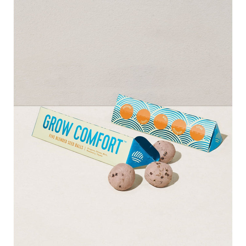 Modern Sprout Bright Side Seed Balls Playful Planting Light Gray Grow Comfort