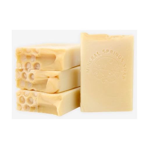 Mineral Springs Soap Comfort Oatmeal Milk & Honey Handcrafted Soap White Smoke