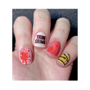 UberChic Beauty Comfy Clothes and Murder Shows Stamping Plate Gray