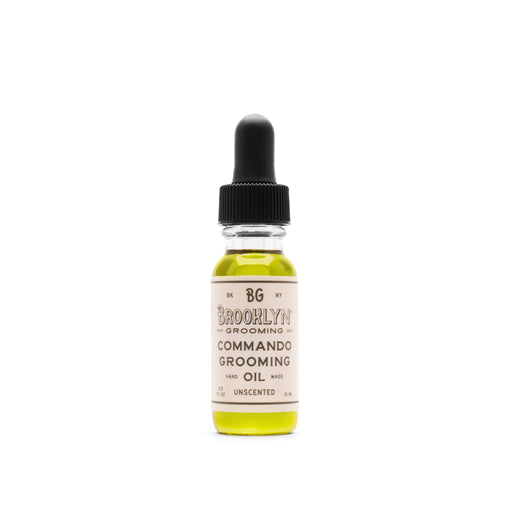 Brooklyn Grooming Commando Grooming Oil (Formerly Beard Oil) Beard oil Dark Slate Gray .5 OZ (TRAVEL),1 OZ. (FULL)