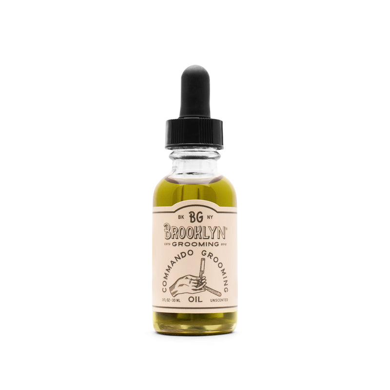 Brooklyn Grooming Commando Grooming Oil (Formerly Beard Oil) Beard oil Dark Slate Gray .5 OZ (TRAVEL),1 OZ. (FULL)