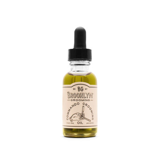 Brooklyn Grooming Commando Grooming Oil (Formerly Beard Oil) Beard oil Dark Slate Gray .5 OZ (TRAVEL),1 OZ. (FULL)