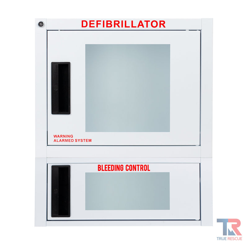 True Rescue Kit Cabinet Cabinet Light Gray Small / Non-Alarmed,Small / Alarmed,Small / Alarmed & Strobed,Large / Non-Alarmed,Large / Alarmed,Large / Alarmed & Strobed