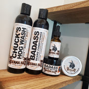 Badass Beard Care Chuck's Hog Wash - Havana Haze HOG WASH Gray