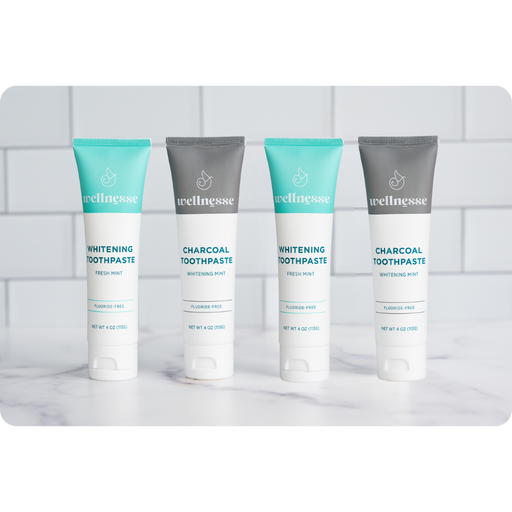 Wellnesse Charcoal + Whitening Set Light Gray